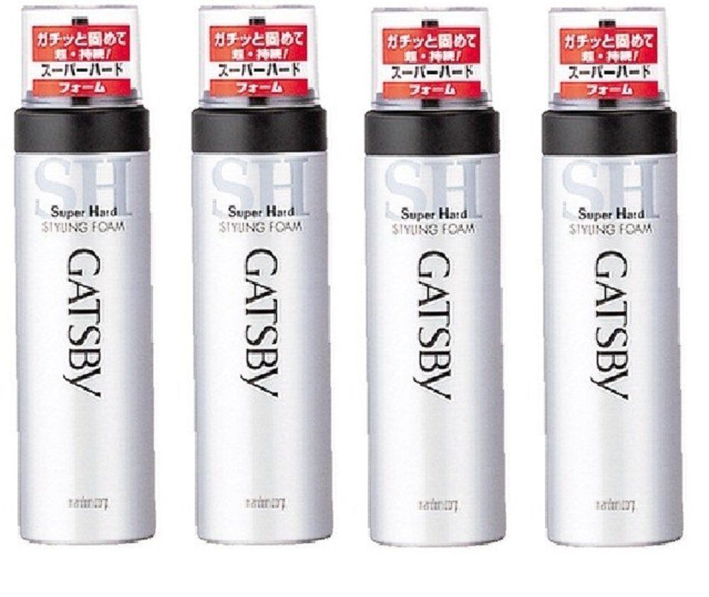 【人気商品】スーパーハード×4個 スタイリングフォーム 【まとめ買い】ギャツビー MANDOM(マンダム)