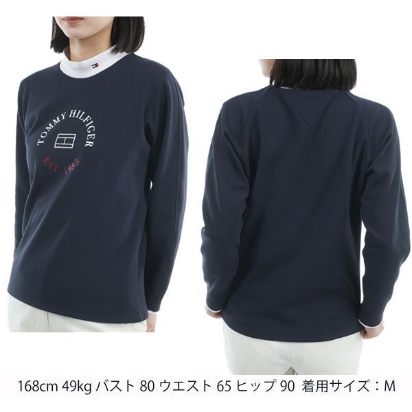トミーヒルフィガー ゴルフレディース ハイテンション 長袖ポロシャツ    THLA578 2025年秋冬モデル トミーヒルフィガー ゴルフレディース ハイテンション 長袖ポロシャツ