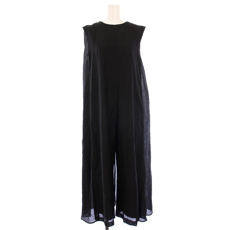 アメリヴィンテージ Ameri VINTAGE MEDI 2WAY CURTAIN ROMPERS メディカーテンロンパース オールインワン ノースリーブ フ S 黒 ブラック 02210540650 |BB