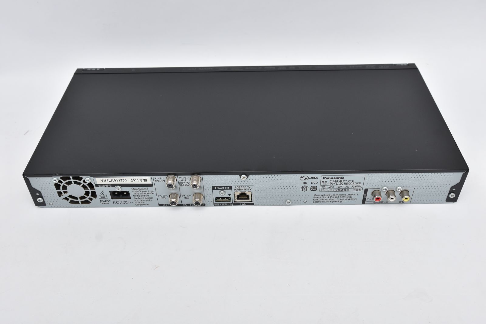パナソニック 500GB 1チューナー ブルーレイレコーダー ブラック DIGA 
