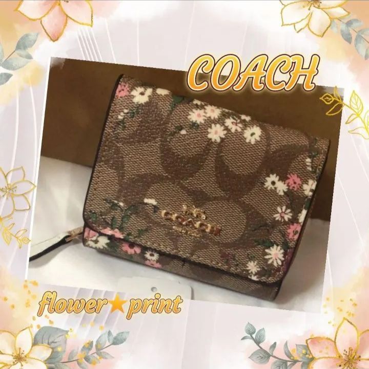 Sale 匿名配送 新品 ✳️ COACH コーチ べージュカラー  財布