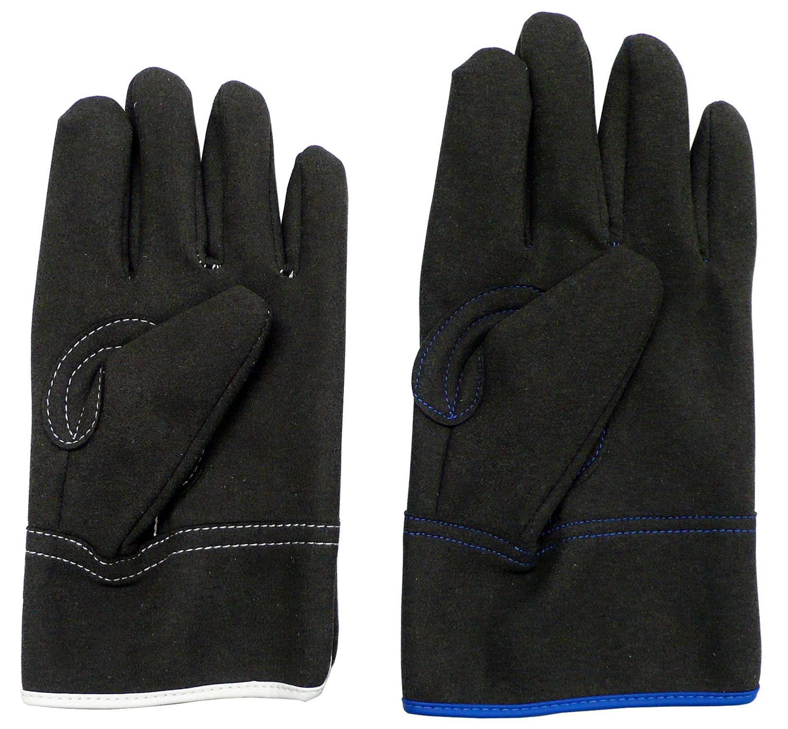 のばのば TOUGH GLOVE 人工皮革手袋 天然皮革を超えた人工皮革 ブラック 10双組 H901