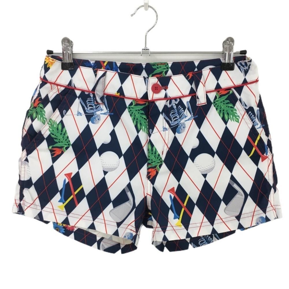 RUSSELUNOビッグロゴ ショートパンツ ゴルフ 星柄 サイズ6 ルチャ