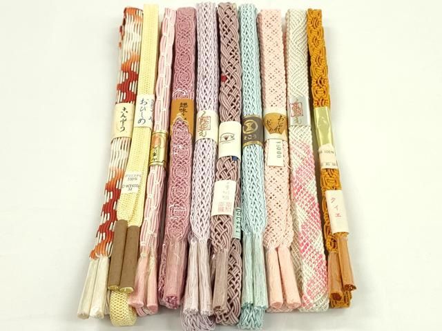 平和屋本店 夏物 和装小物 帯締め10本セット CXAA0397s5