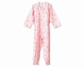 【新品・3営業日で発送】フットマーク 介護つなぎ服(前開き) Lサイズ ／ 403420 L ピンク 7,285円