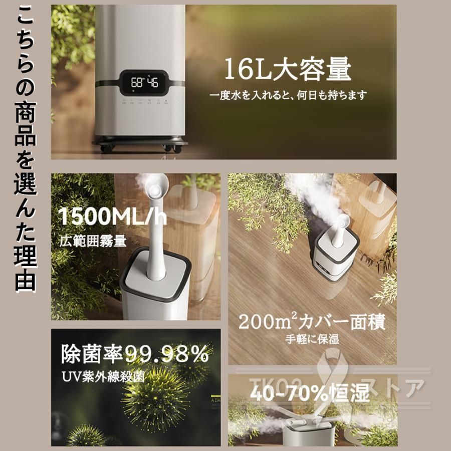 自動湿度調整 UV除菌