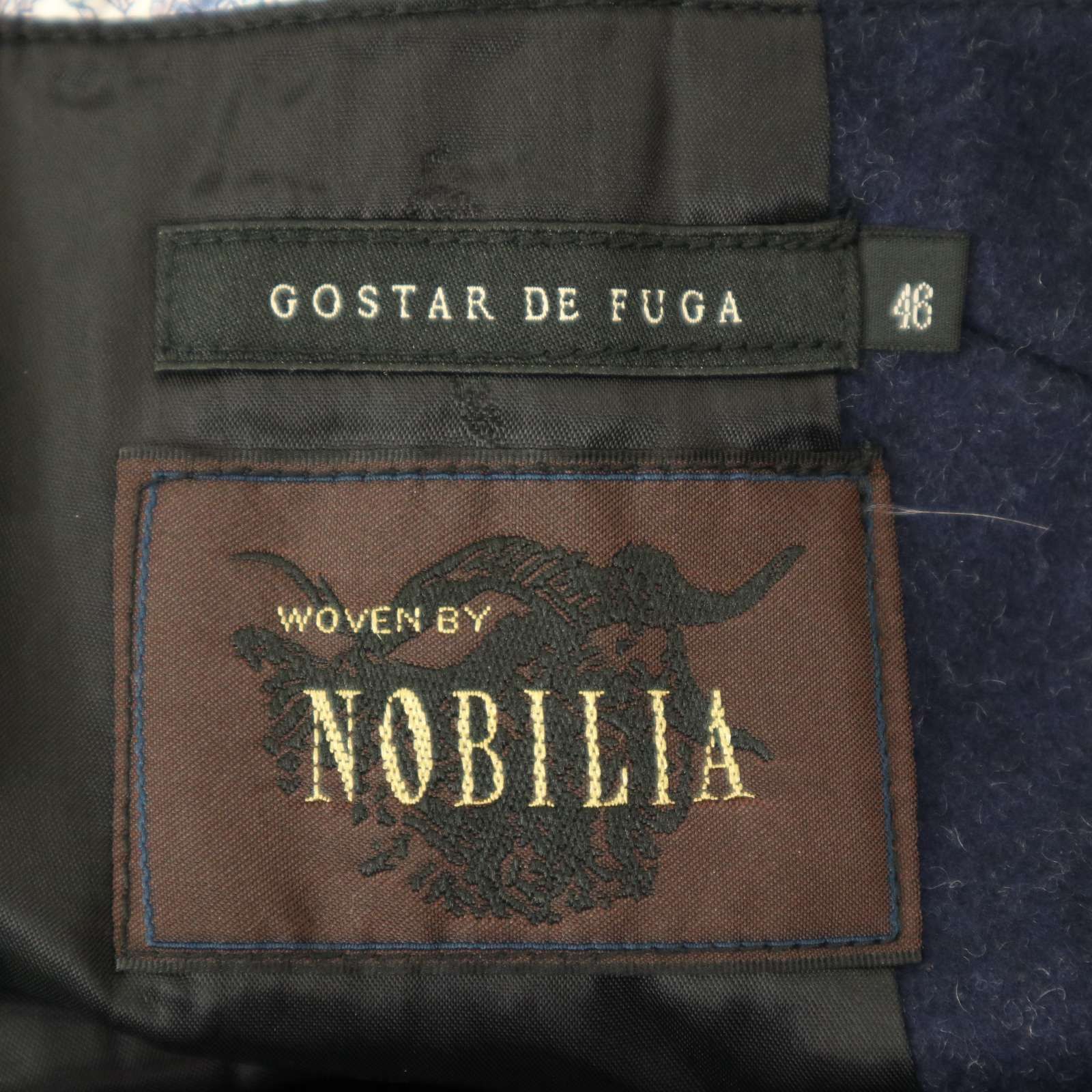 品質保証 GOSTAR DE FUGA ゴスタール ジ フーガ 秋冬 NOBILIA生地 ジャケット・アウター