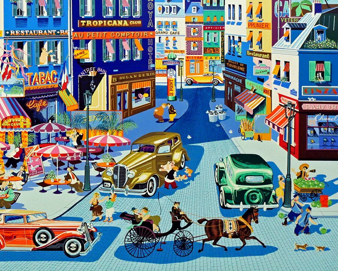 山形 博導（ヒロヤマガタ）「ペリエ」シルクスクリーン版画・限定