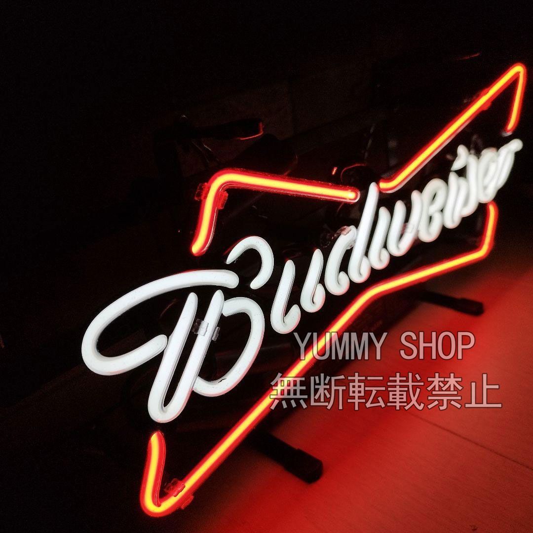 Budweiser NEON SIGN バドワイザー ネオンサイン ノベルティ ネオン管 看板 おしゃれ 照明 ネオン看板 BAR 広告用看板 -  メルカリ