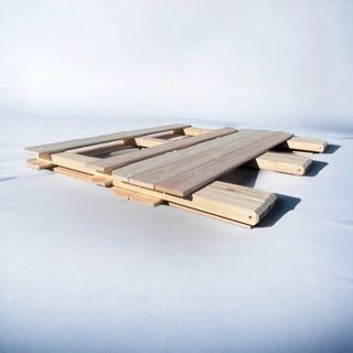 完成品】折りたたみサウナベンチ 高低セット｜テントサウナ用｜ヒノキ