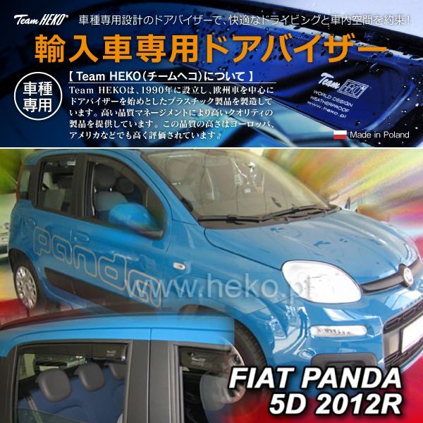 FIAT フィアット Panda パンダ 139 ハッチバック 2013年～2024年 HEKO