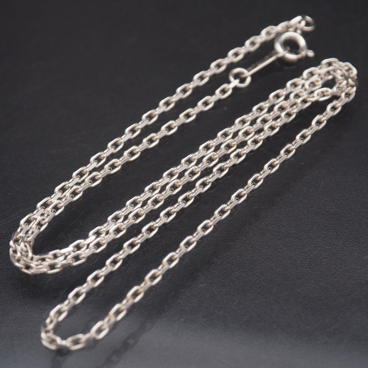 最終お値下げ！ヴィンテージアクセサリーsilver 刻印　12kg以上まとめ売り A546 ヴィンテージ SILVER925刻印 ネックレス あずき カット