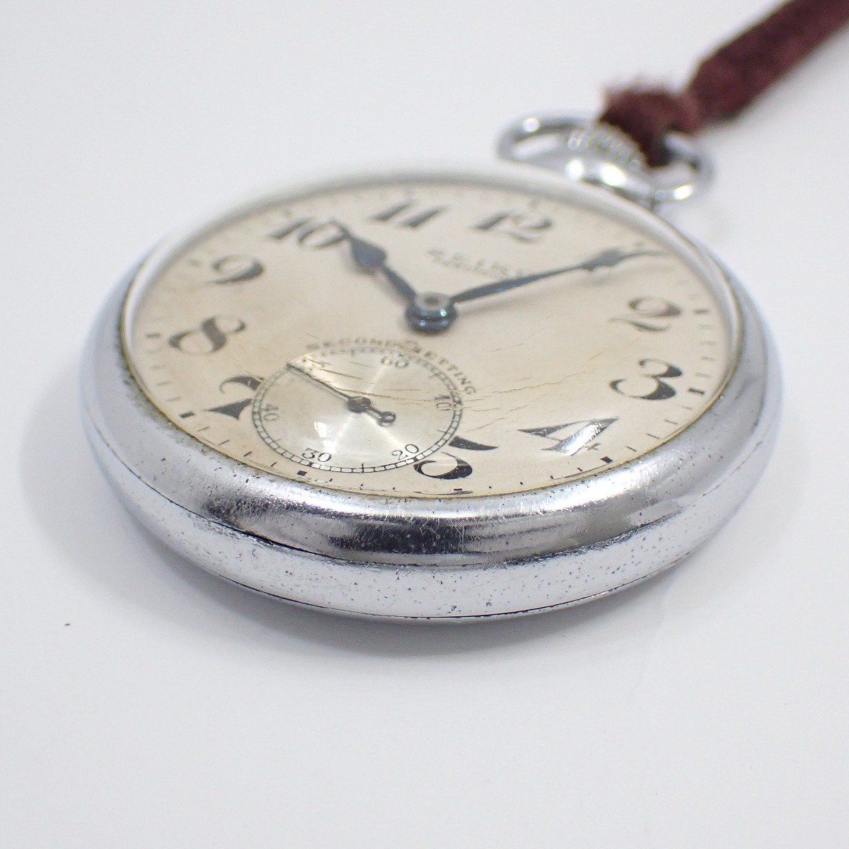 国鉄SEIKO 懐中時計 (国鉄表記あり) 訳あり品】SEIKO セイコー SECOND SETTING 鉄道時計 「昭34 841