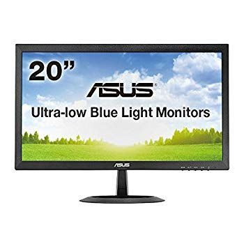 【中古】ASUS 19.5型WXGAディスプレイ ( 応答速度5ms / ブルーライト低減 / 1366×768 / DVI-D×1D-sub×1 / 3年保証 ) VX207NE qqffhab