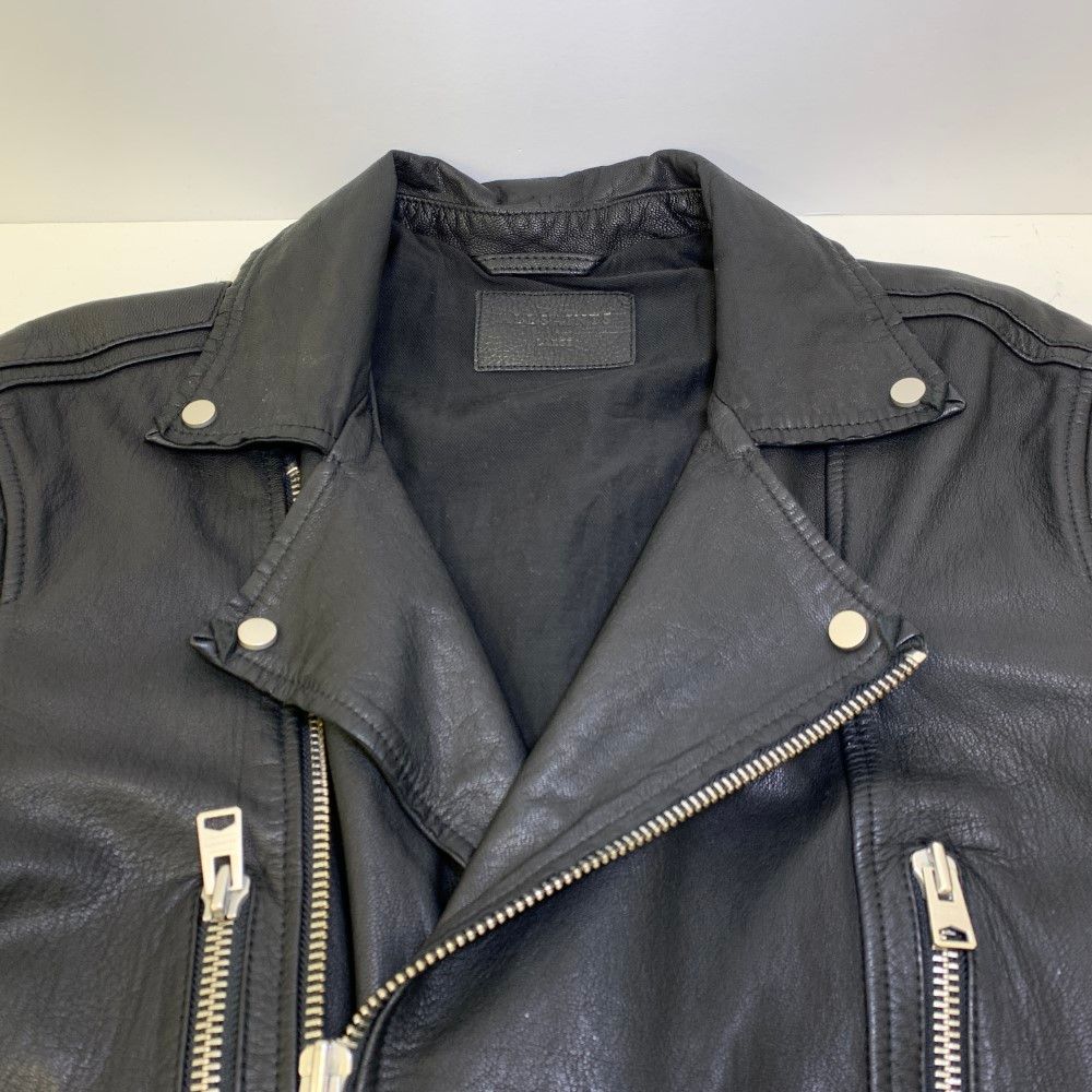 ALLSAINTS ブラック ライダースジャケット 中古・古着通販】ALL SAINTS (オールセインツ) ライダース
