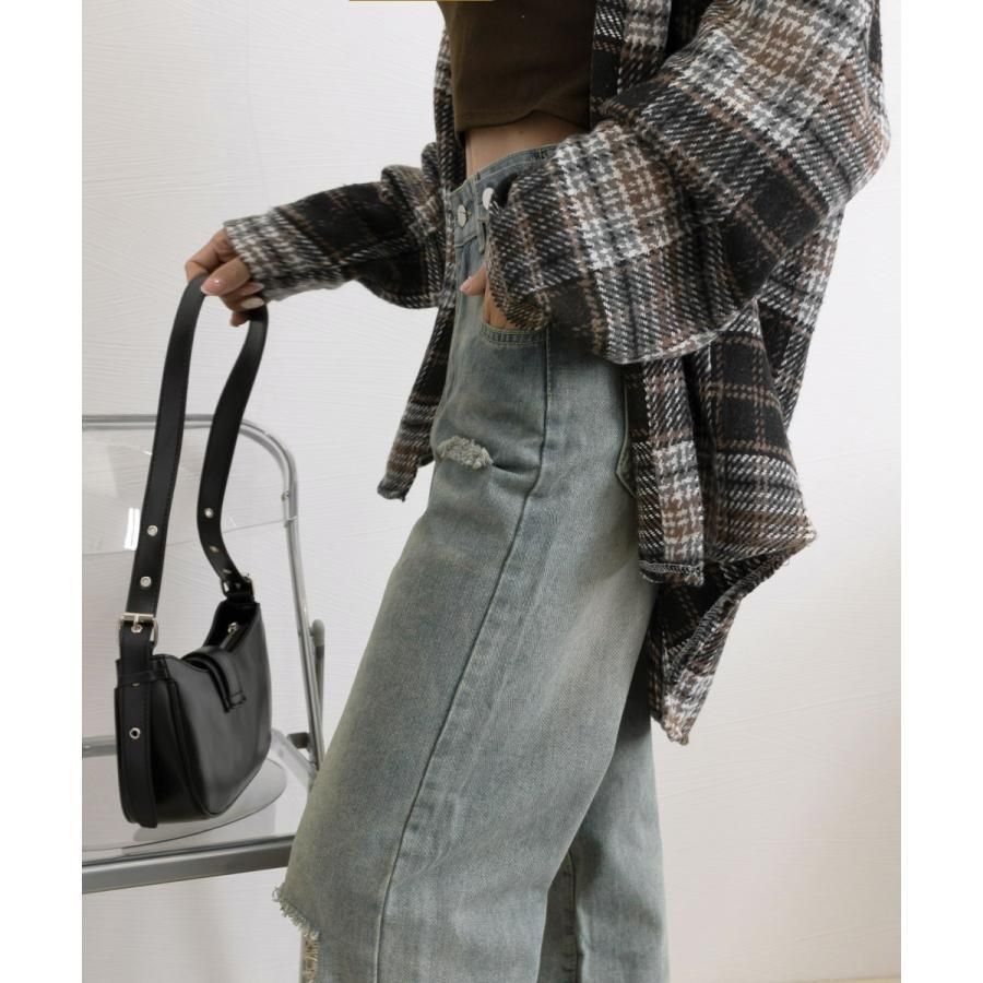 ダメージデニムパンツ レディースおしゃれ