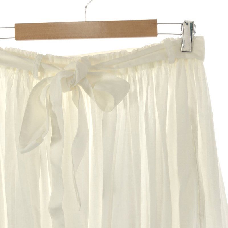 madder madder / マダマダ | 182 skirt - my white ベルトリボン  