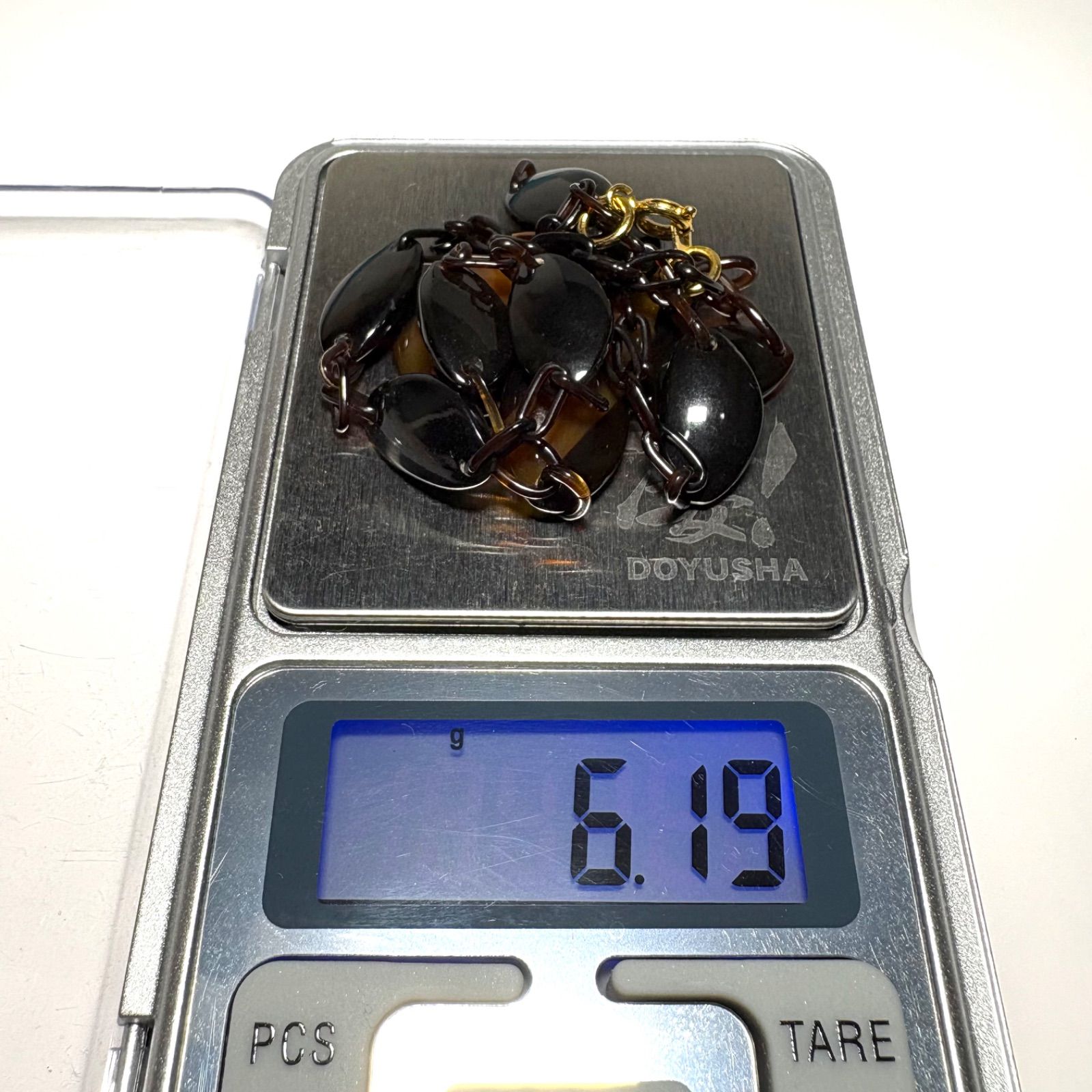 本鼈甲 ベッコウ グラデーション ネックレス 約45cm