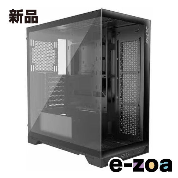 XPG  エックスピージー ピラーレスミドルタワーケース INVADER X ATX ブラック INVADERXMTWOF-BKCWW (2585176)