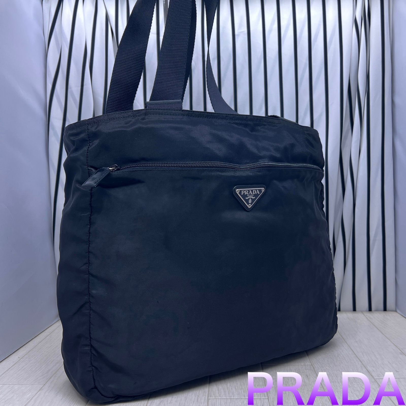 【格安】PRADA×プラダ A4収納可能トートバッグ