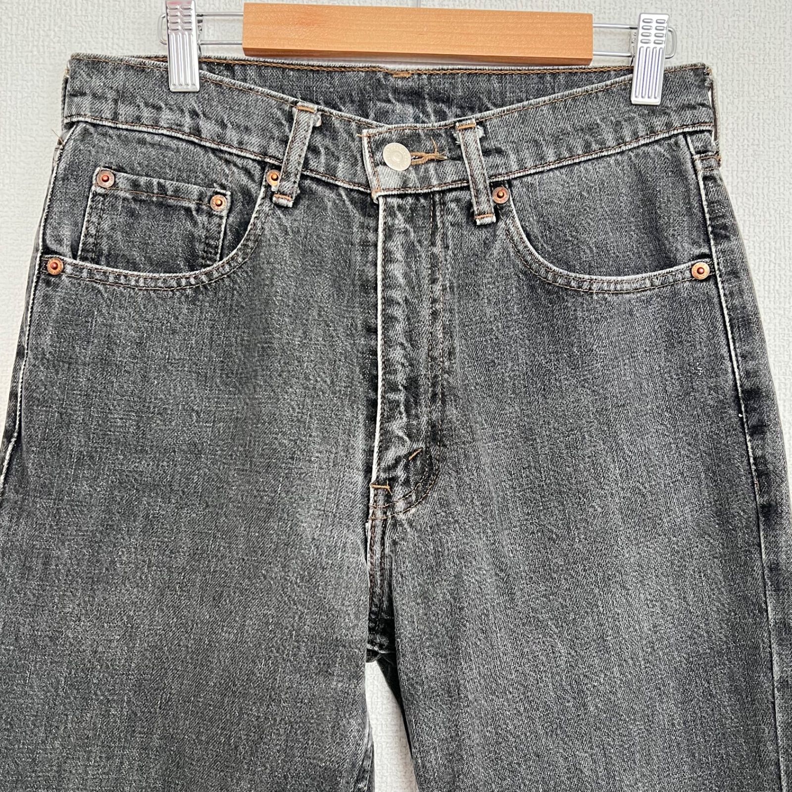 (^w^)b Levi’s 503‐0259 リーバイス 503 ブラックデニムパンツ ジーンズ ジーパン 綿100% コットン カッコいい オシャレ 着回し シンプル カジュアル メンズ サイズW30