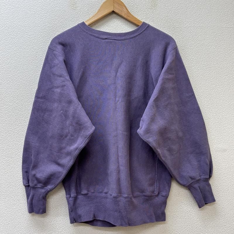 Champion チャンピオン トレーナー 長袖 90年代 ビンテージ リバースウィーブ ロゴ 刺繍 スウェット トレーナー 薄紫 ライトパープル