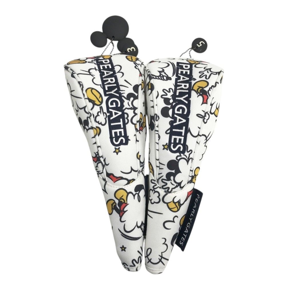 PEARLY GATES - パーリーゲイツ × ディズニー タグ付き ミッキーマウス ヘッドカバー PEARLY GATES パーリーゲイツ × Disney ヘッドカバー 2点セット