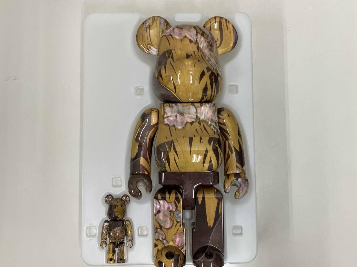 MEDICOM TOY - ベアブリック　尾形光琳　「八橋蒔絵螺鈿硯箱」 100% &amp; 400% BE@RBRICK SERIES 50