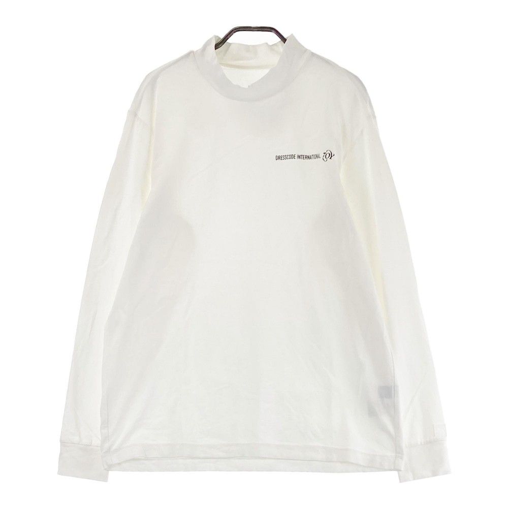 サイズ：3 ZOY ゾーイ  ハイネック 長袖Tシャツ  ホワイト系 [240101413474] ゴルフウェア メンズ ストスト サイズ：3 ZOY ゾーイ ハイネック 長袖Tシャツ ホワイト系