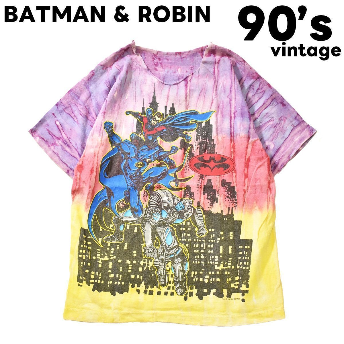 希少】 90s バットマン & ロビン Mr.フリーズの逆襲 ムービー Tシャツ