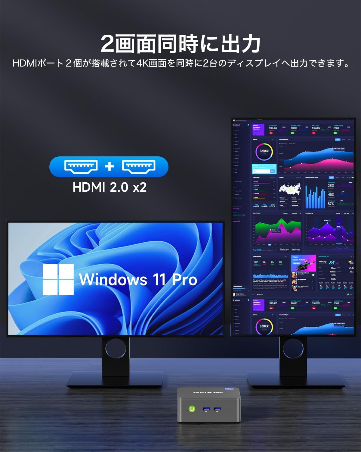 激安で季節を先取り。 ミニpc Intel N150初登場 GMKtec G3 Plus 動作より安定最大3.6GHz mini pc 4コア|4スレッド DDR4 8GB SSD 256GB 4TB拡大 TDP 6W省電力小型PC 高速2.5G有線LAN|WIFI6|BT 【人気急上昇】