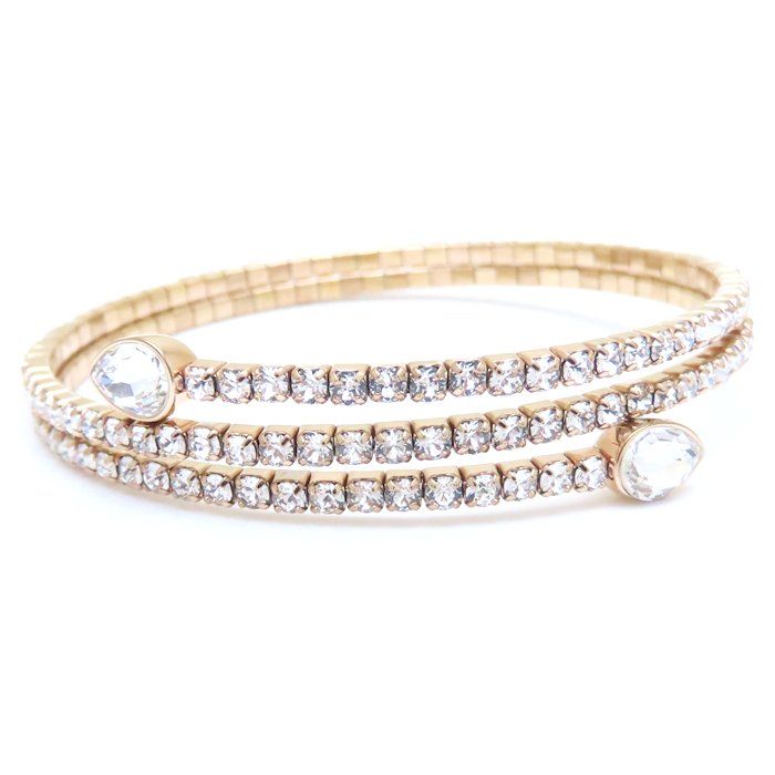 Swarovski クリスタルバングル Constella バングル, クリスタル・パール, ラウンドカット
