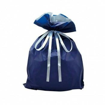 タカ印 巾着袋 ネイビー 450×560 120 50P 50-3660 50枚