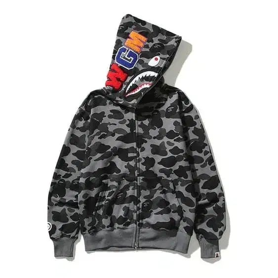 アベイシングエイプ　フードパーカー OVER PRINT FULL ZIP HOODIE（パーカー）｜A BATHING APE（ア