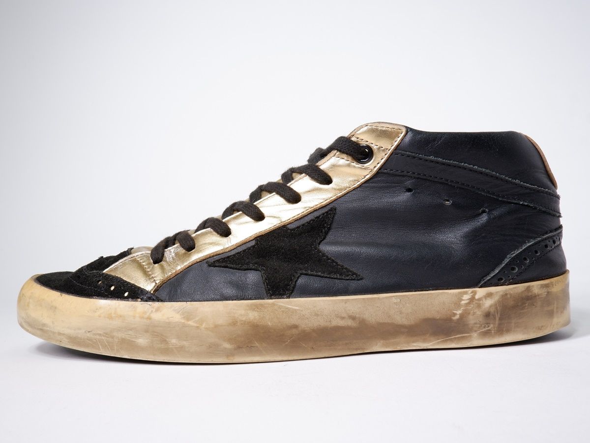 美品 GOLDEN GOOSE ゴールデングース RECORDS 2.12 SNEAKERS USED加工