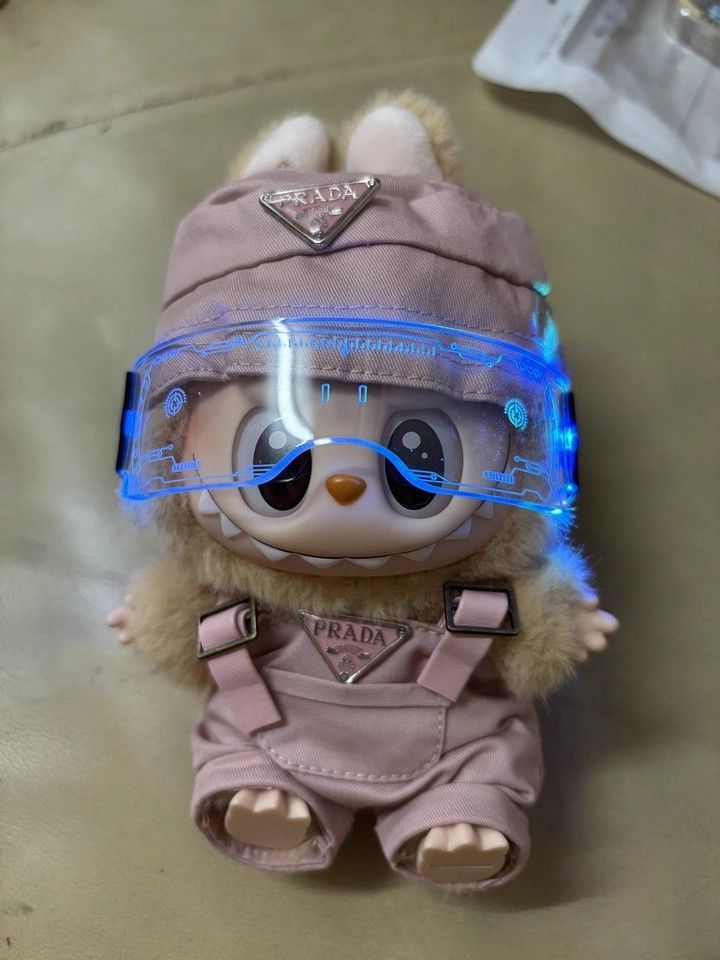 ぬいぐるみ用 メガネ サイバーパンク 光る labubu ラブブ 15