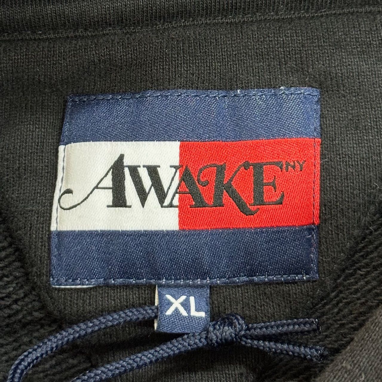 Awake NY ×  JEANS / パーカー/XL/コットン/BLK/DM18128// 定価37400円 未使用品 Awake NY × Tommy Jeans コラボ クレストロゴ