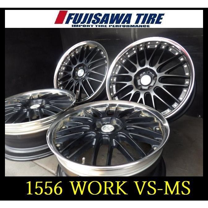 1556】☆WORK VS-MS◇19x8JJ 5穴 PCD114.3 +39◇4本 - メルカリ