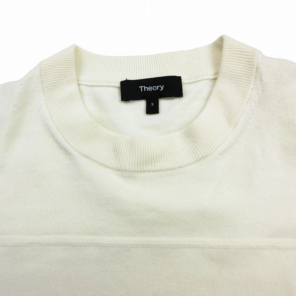 theory セオリー WoolTechKareniaYoke ニット サイズ:S 01-2301705 ホワイト ウール レディース 　240001136262 Theory セオリー KARENIA YOKE WOOL TECH 01-2301705 ニット プル