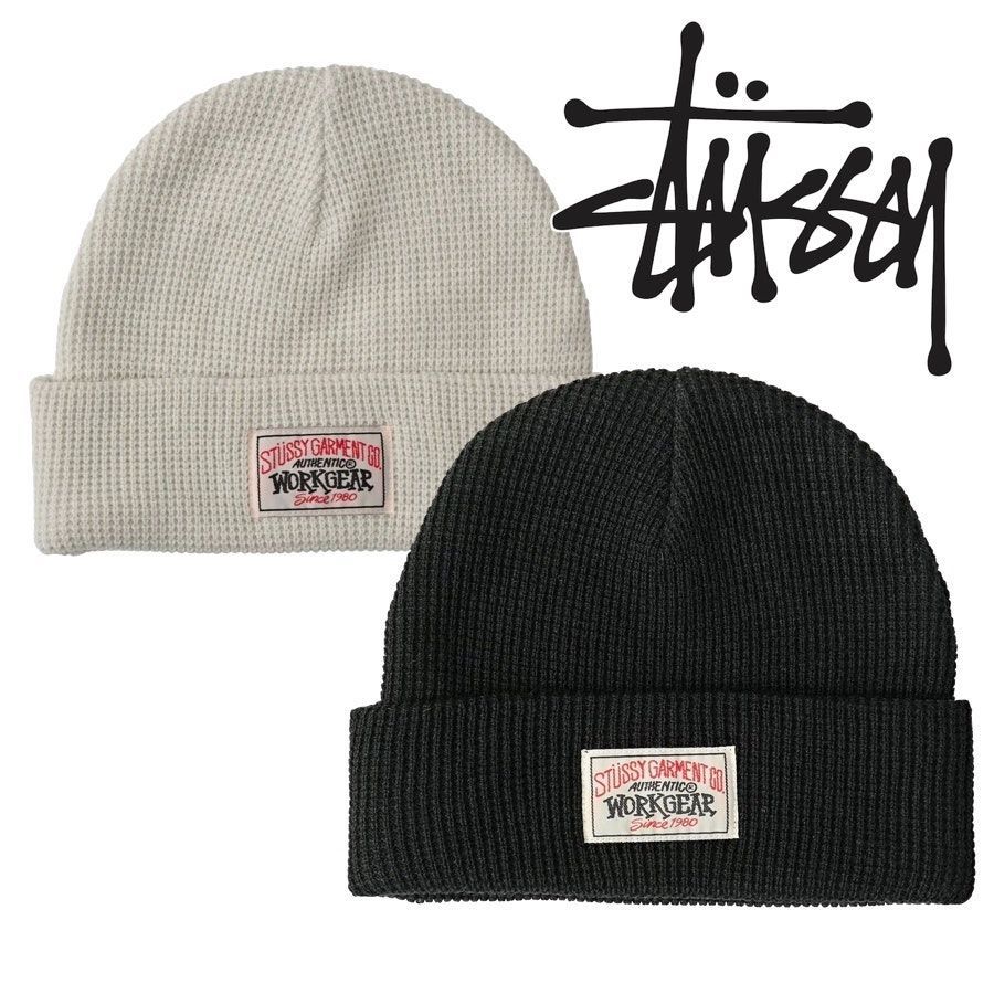 STUSSY WORKGEAR Waffle Beanie ステューシービーニー - ニット 