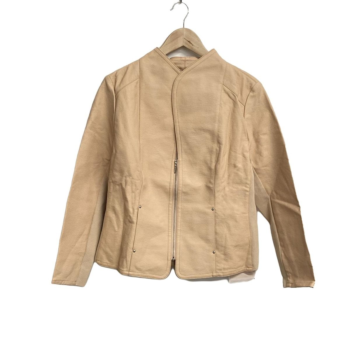 HIROKO BIS ヒロコビス　新品・未使用品　ジャケット　ライダース風 洗える】レースボンディングライダース風ジャケット | HIROKO