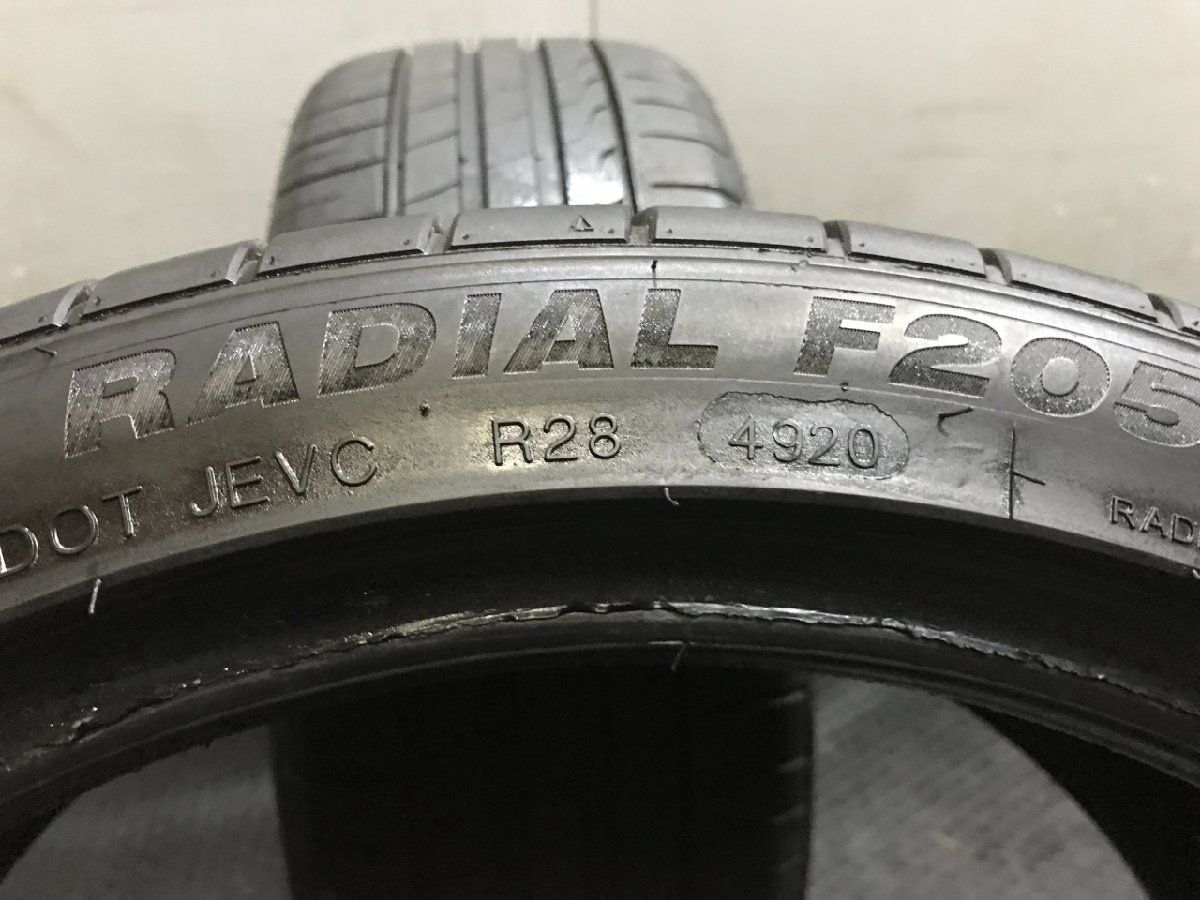 MINERVA RADIAL F205 205/40ZR17 17インチ 夏タイヤ 2本 20年製 バリ溝 
