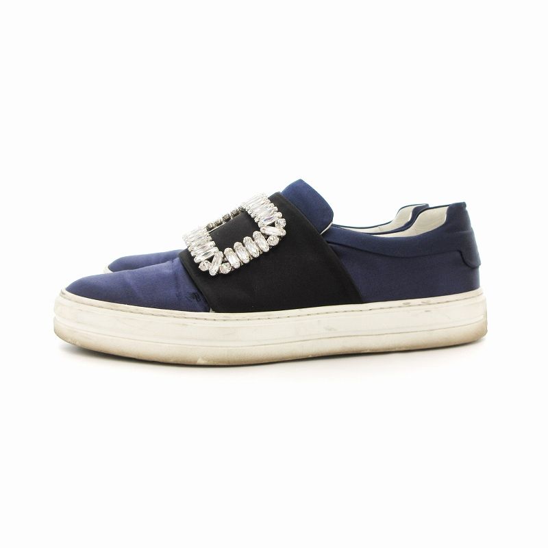 関税送料無料【ROGER VIVIER】スニーカー スリッポン ビジュー ロジェヴィヴィエ ROGER VIVIER スリッポン スニーカー ビジュー