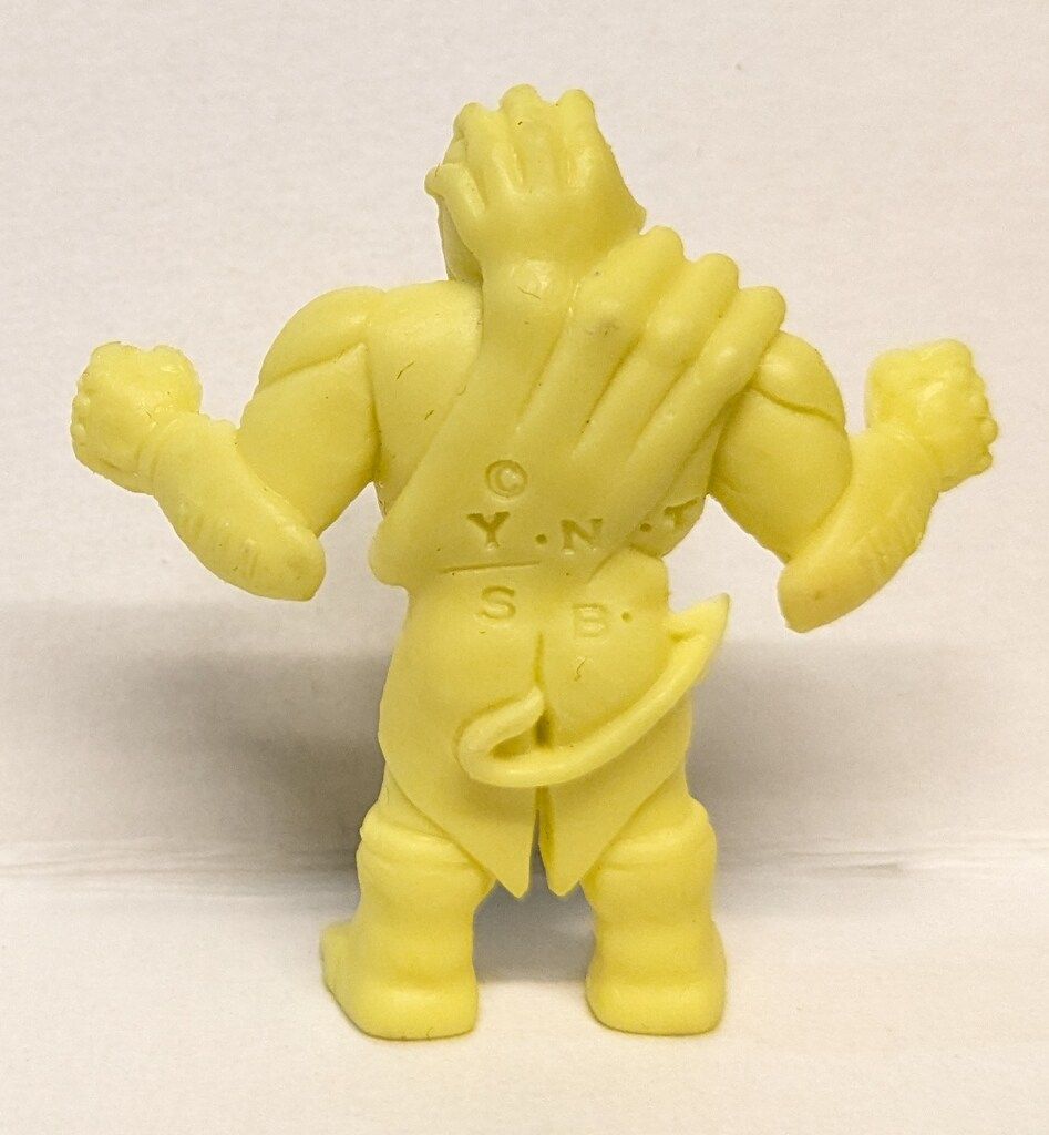 バンダイ キン消し レギュラー パート029 403オメガマン 黄色