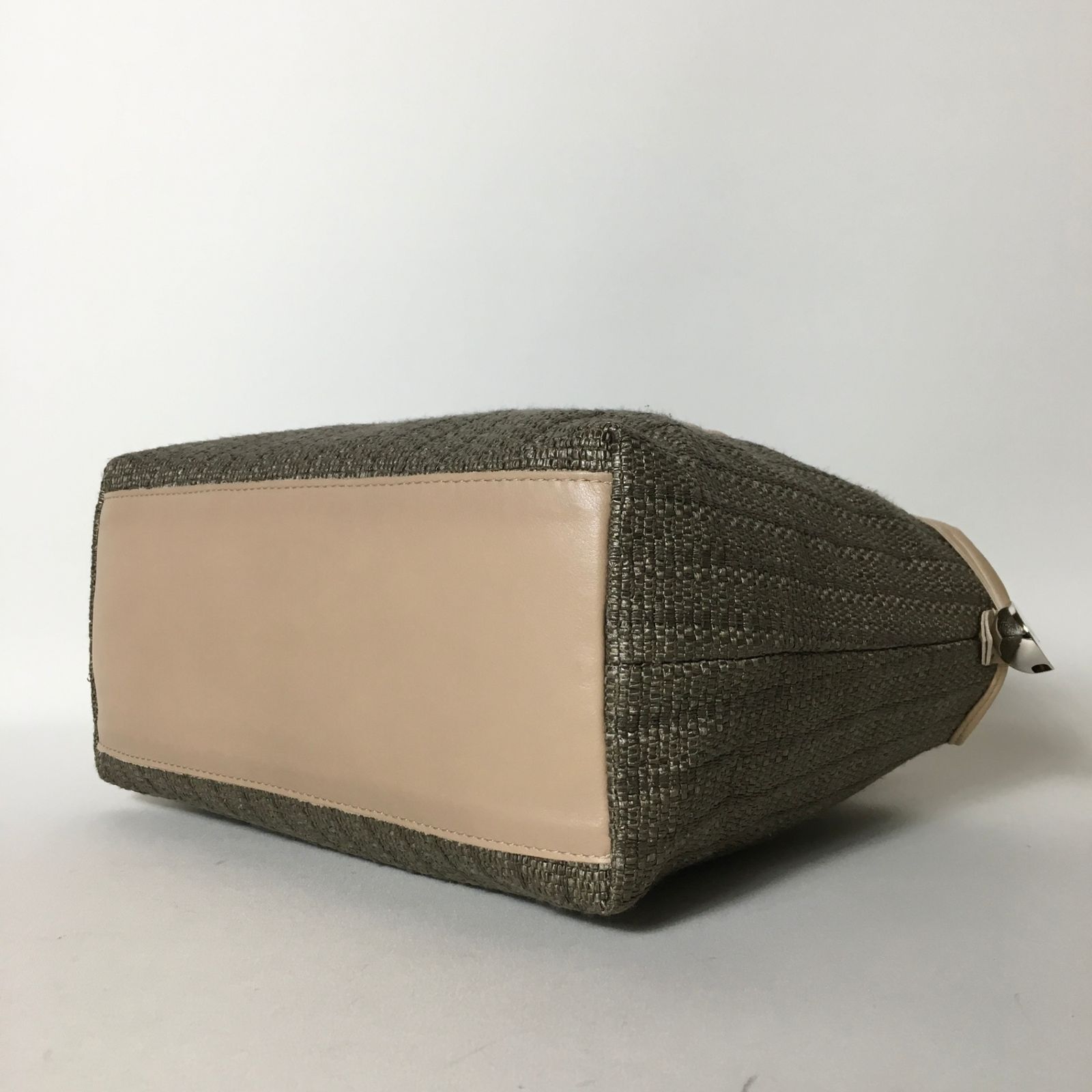 2507-233｜美品｜フルラ ハンドバッグ レザー ライトブラウン