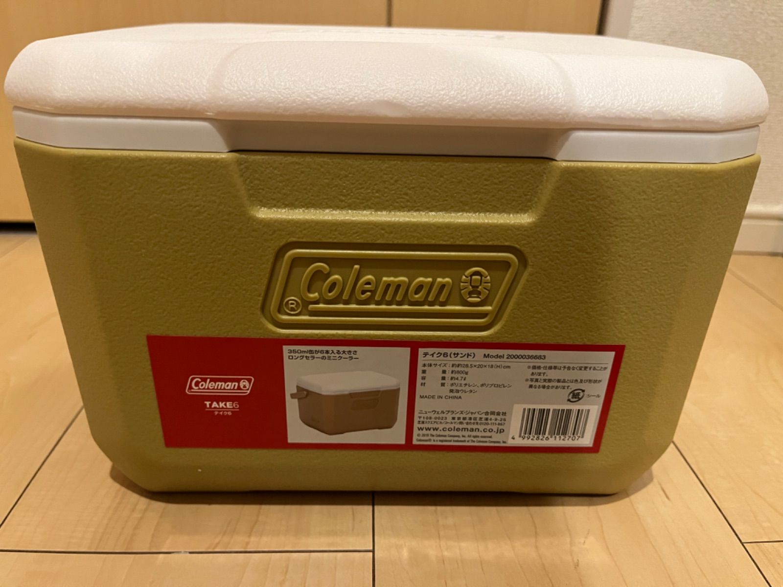 Coleman 心許なく コールマン クーラーボックス テイク6