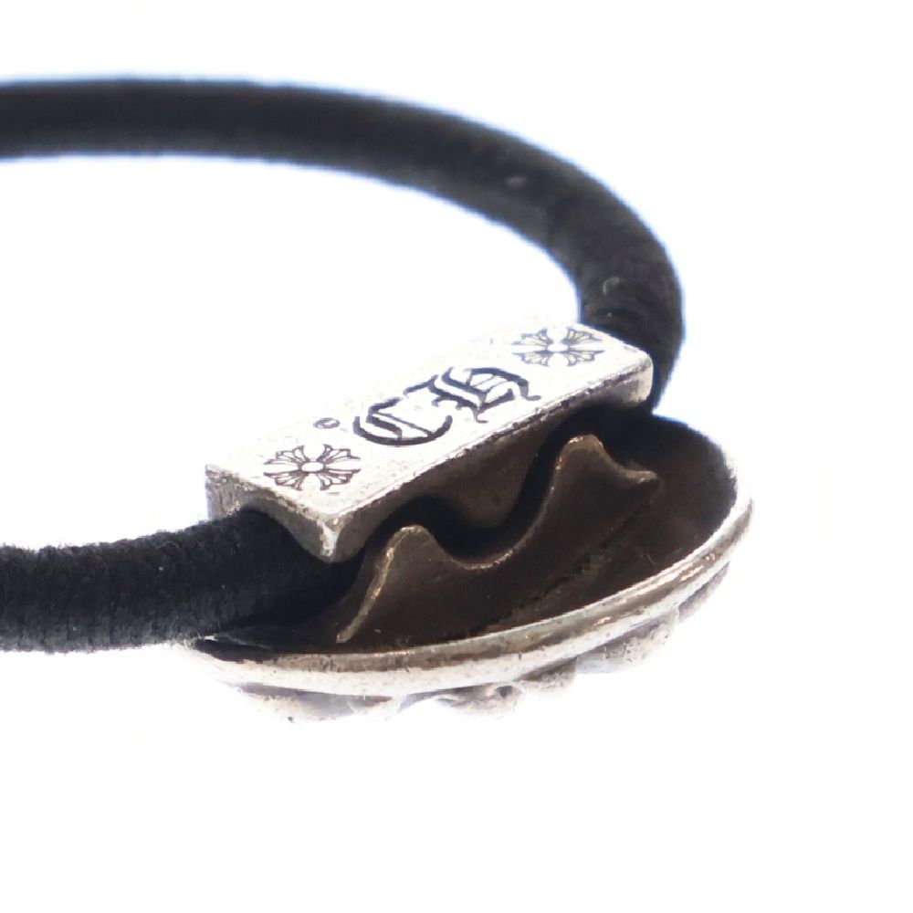 クロムハーツ　CH　クロスボールボタンヘアゴム　コンチョ　シルバー925 Chrome Hearts - クロムハーツ HAIRBAND/クロスボールボタンヘアゴム