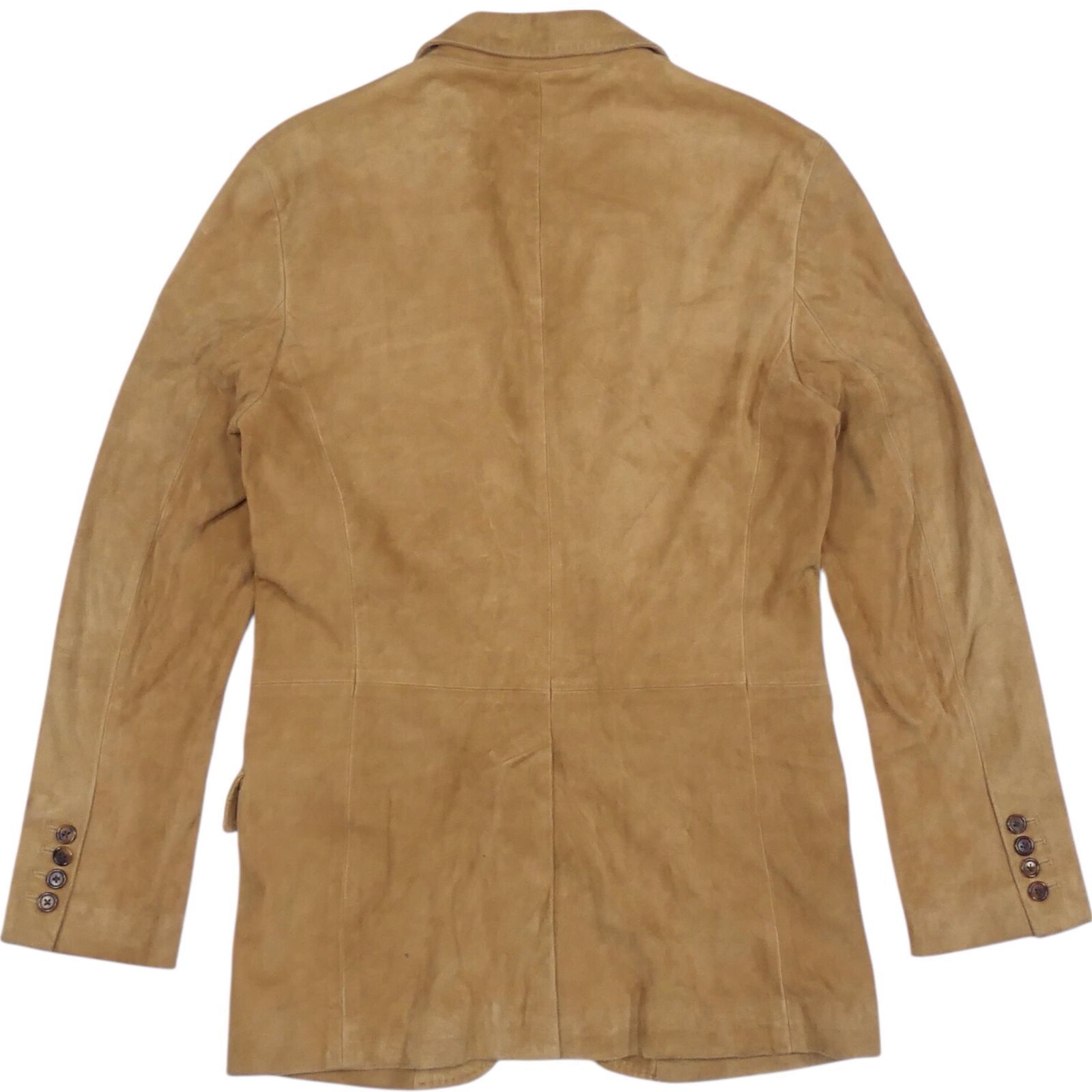 【専用】ダンヒル テーラードジャケット コットン キャメル 48 dunhill ダンヒル テーラードジャケット S イタリア製 レザー 茶