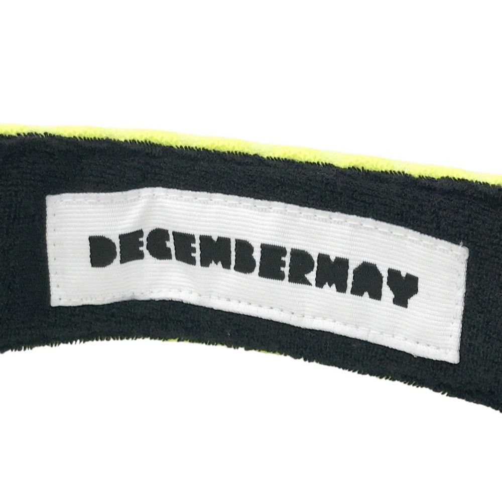 DECEMBERMAY ディセンバーメイ サンバイザー イエロー系 UNISEX1
