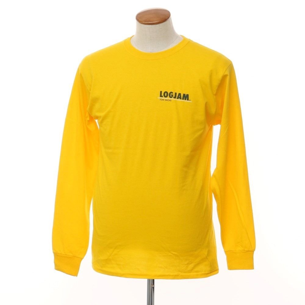 【中古】【未使用】トムサックス Tom Sachs プリント 長袖Tシャツ イエロー系【サイズM】【メンズ】 【未使用】トムサックス Tom Sachs プリント 長袖Tシャツ イエロー系【サイズM】【メンズ】